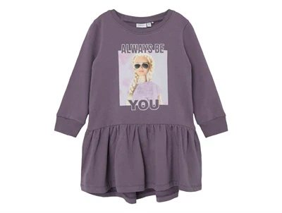 Name It purple sage sweatkjole Barbie